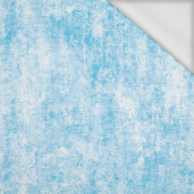 GRUNGE (light blue) - looped knit fabric