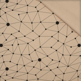 SPIDER'S WEB  / beige - looped knit fabric