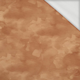 CAMOUFLAGE pat. 2 / caramel - looped knit fabric
