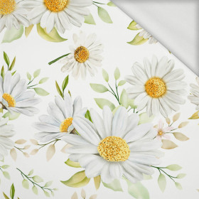 PASTEL DAISIES PAT. 1 - looped knit fabric