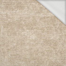 VINTAGE LOOK JEANS (beige) - looped knit fabric