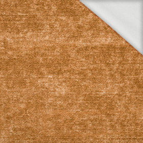 VINTAGE LOOK JEANS (caramel) - looped knit fabric