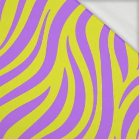 NEON ZEBRA PAT. 3 - looped knit fabric