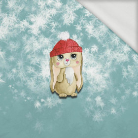 MIA THE WINTER BUNNY - panoramic panel looped knit 