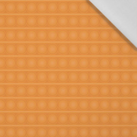 BUBBLED / orange - Cotton woven fabric