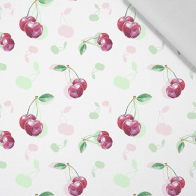 CHERRIES / PAT. 2 - Cotton woven fabric
