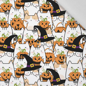 HALLOWEEN CATS PAT. 1 - Cotton woven fabric