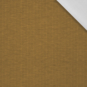 HERRINGBONE / NIGHT CALL / mustard - Cotton woven fabric