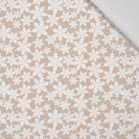 PAPER SNOWFLAKES (WHITE CHRISTMAS) - Cotton woven fabric