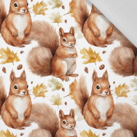 PASTEL SQUIRREL - Cotton woven fabric