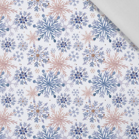 SNOWFLAKES (Very Peri) - Cotton woven fabric