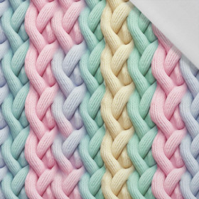 IMITATION PASTEL SWEATER PAT. 2 - Cotton woven fabric