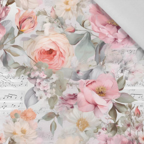 VINTAGE FLOWERS PAT. 13 - viscose woven fabric