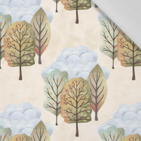CLOUDY FOREST (AUTUMN GIRL) - Cotton woven fabric