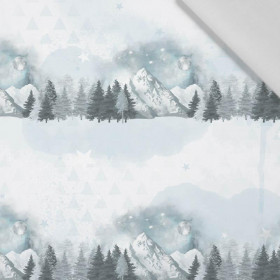 NIGHT (WINTER IN THE MOUNTAINS) - Cotton woven fabric