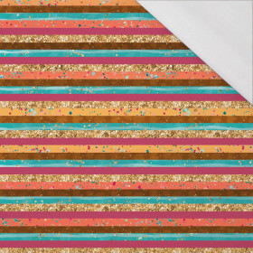 GLITTER STRIPES (GLITTER AUTUMN) - single jersey with elastane 