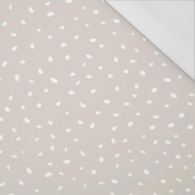 WHITE TRACES / beige (MAGICAL CHRISTMAS FOREST) - single jersey with elastane 