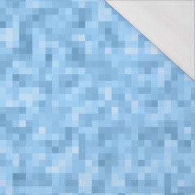 PIXELS pat. 2 / light blue - single jersey with elastane 