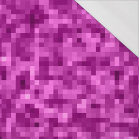 PIXELS pat. 2 / fuchsia - single jersey with elastane 