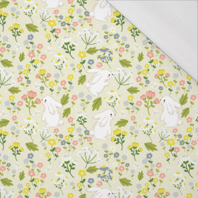BUNNIES ON A MEADOW  - single jersey with elastane 