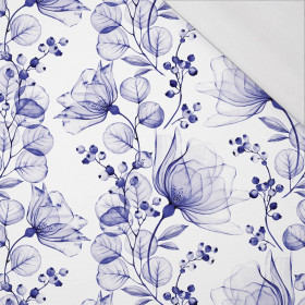 FLOWERS pat. 4 (Very Peri) - single jersey with elastane 