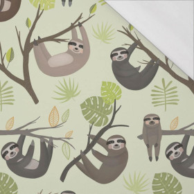 SLOTHS / mosteras (SLOTHS) / pistazie - single jersey with elastane 