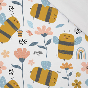 PAINTED BEES - single jersey with elastane 