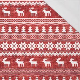 REINDEERS PAT. 2 / ACID WASH RED - single jersey with elastane 