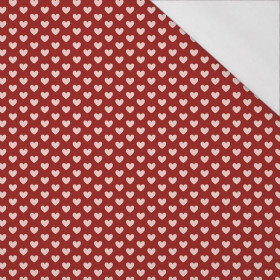 HEARTS / red (VALENTINE'S HEARTS) - single jersey with elastane 