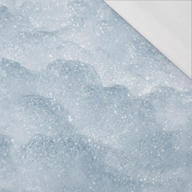 SNOW / light blue (PAINTED ON GLASS) - single jersey with elastane 