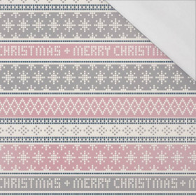 MERRY CHRISTMAS PAT. 1  (NORWEGIAN PATTERNS)  - single jersey with elastane 
