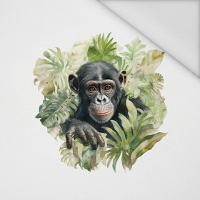 WATERCOLOR MONKEY - panel (60cm x 50cm) Waterproof woven fabric