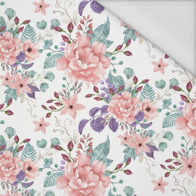 WILD ROSE FLOWERS PAT. 1 (BLOOMING MEADOW) - Waterproof woven fabric