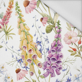FLOWERS / bellflowers - Waterproof woven fabric