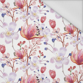 APPLE BLOSSOM AND MAGNOLIAS PAT. 2 (BLOOMING MEADOW) - Waterproof woven fabric