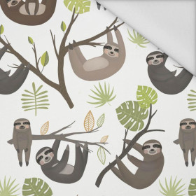 SLOTHS / mosteras (SLOTHS) / white - Waterproof woven fabric