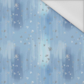 WINTER SKY / light blue (ENCHANTED WINTER) - Waterproof woven fabric