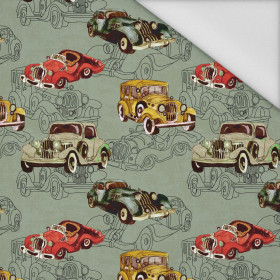 OLD CARS pat. 3 - Waterproof woven fabric