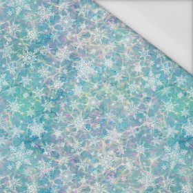 SNOWFLAKES PAT. 2 / RAINBOW OCEAN pat. 2 - Waterproof woven fabric
