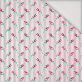 TULIPS / stripes - Viscose jersey