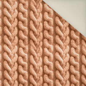 IMITATION SWEATER PAT. 4 / peach fuzz - Upholstery velour 