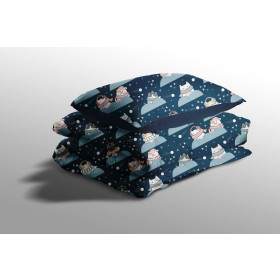WINTER CATS WZ. 1 - looped knit fabric with elastane ITY