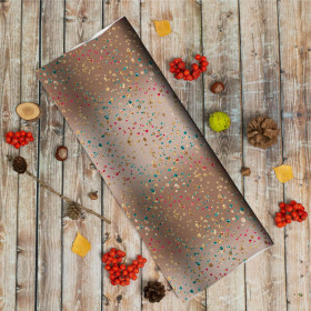 GLITTER MIX (GLITTER AUTUMN) - looped knit fabric