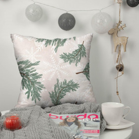 TWIGS AND SNOWFLAKES (WINTER IN THE CITY) - Cotton woven fabric