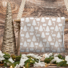 CHRISTMAS MIX PAT. 5 (WHITE CHRISTMAS) - looped knit fabric