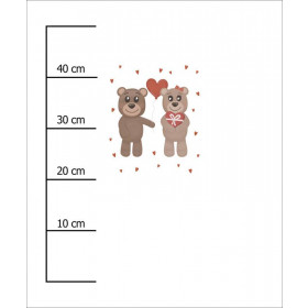 BEARS IN LOVE pat. 1 (BEARS IN LOVE) - panel 50cm x 60cm