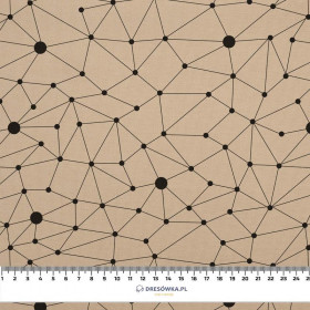 SPIDER'S WEB  / beige - looped knit fabric