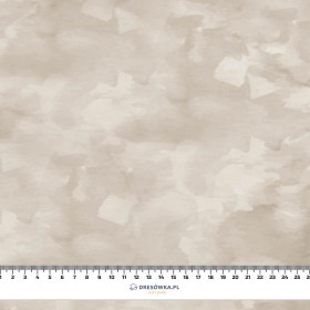 CAMOUFLAGE pat. 2 / beige - looped knit fabric