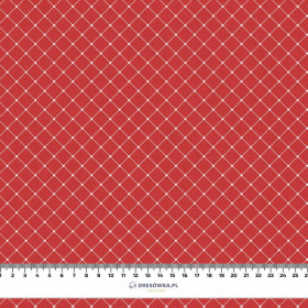 STITCH / red (VALENTINE'S MIX) - looped knit fabric