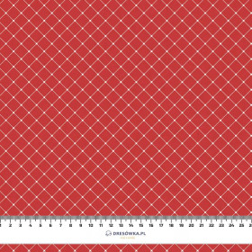 STITCH / red (VALENTINE'S MIX) - Cotton woven fabric